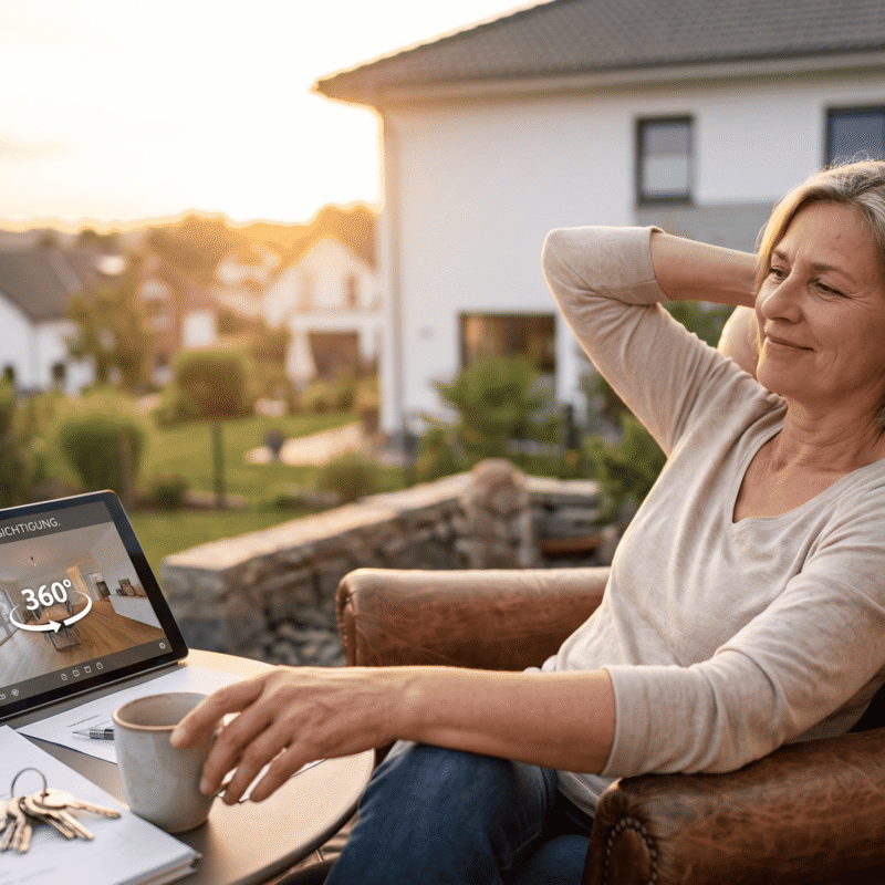 stressfreier Hausverkauf, virtuelle 3D-Besichtigung, Hausverkauf mit PAVO Immobilien GmbH Bochum.